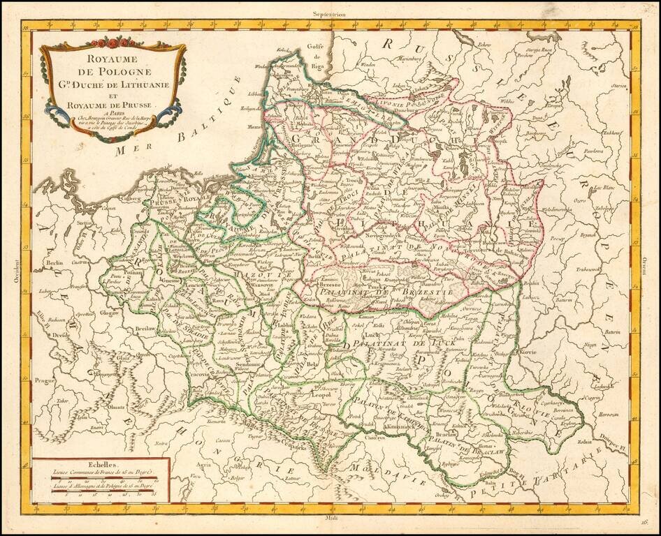 Royaume de Pologne Gd.Duche De Lithuanie et Royaume de Prusse . . .