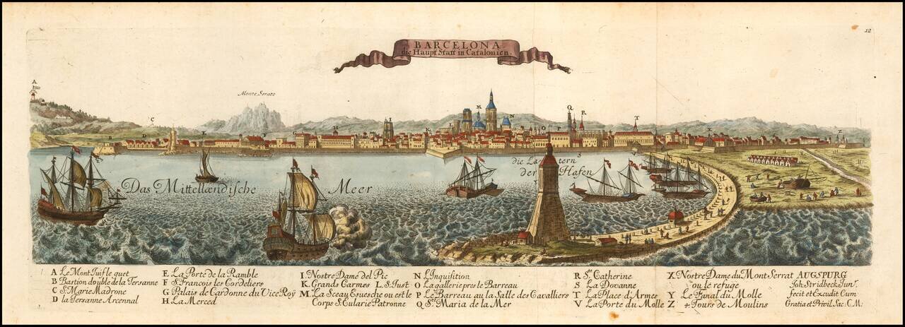 Barcelona die Haupt Statt in Catalonien