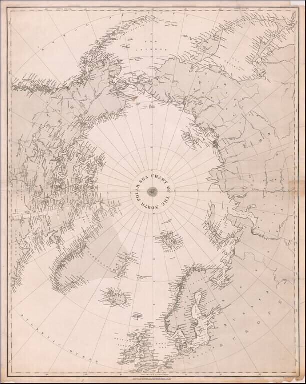 Chart of the North Polar Sea