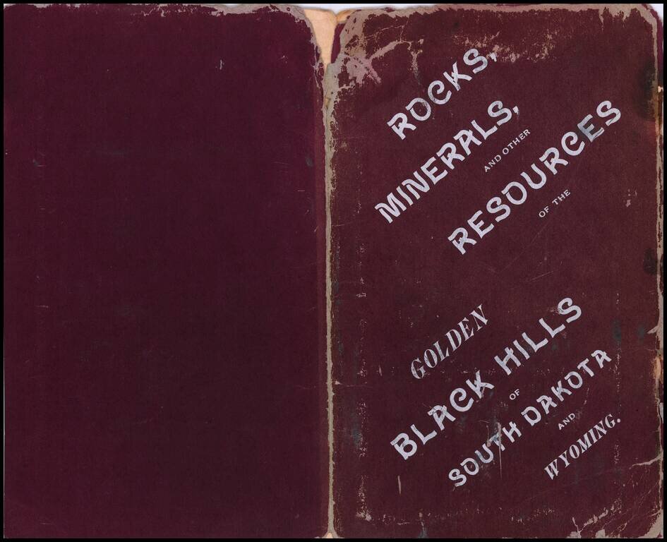 Map of the Black Hills of South Dakota and Wyoming (with pamphlet)