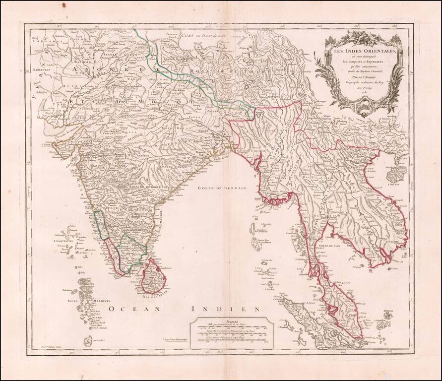 Les Indes Orientales, ou sont distingues les Empires et Royaumes . . . 1751