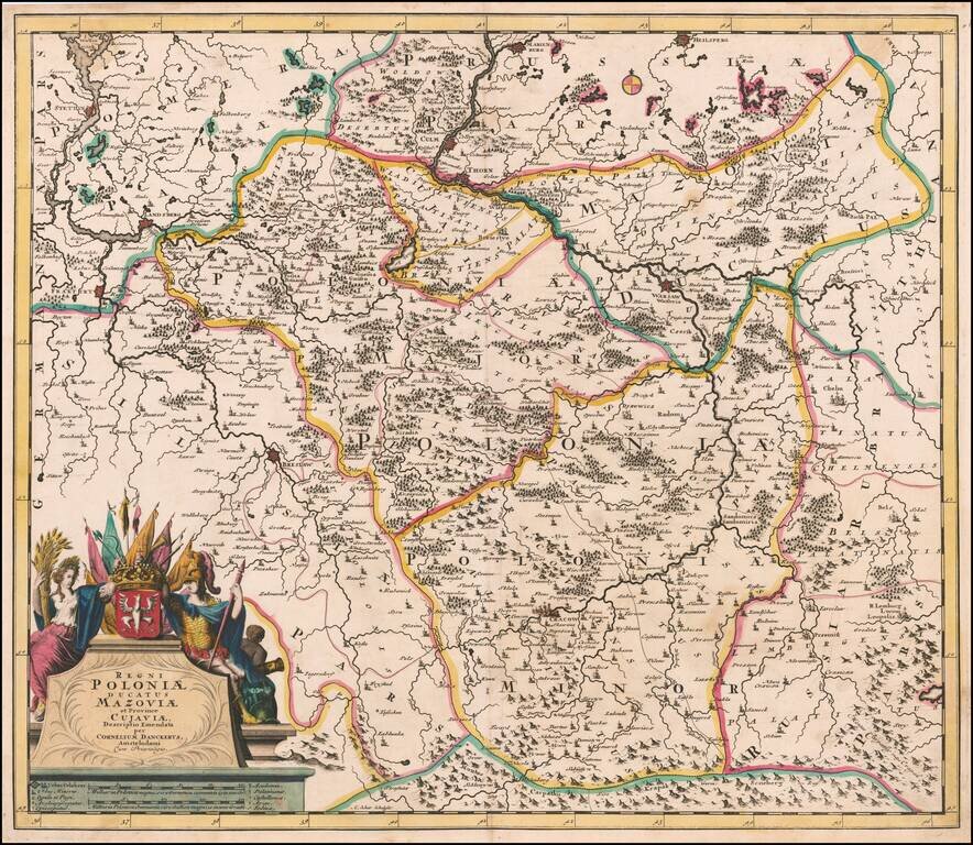 Regni Poloniae Ducatus Mazoviae et Province Cjuaviae, Descriptio Emendata . . .