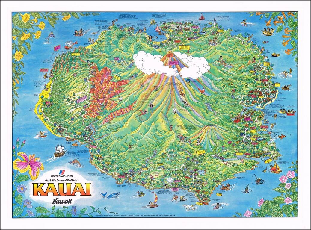 Kauai  Hawaii  (United Airlines)