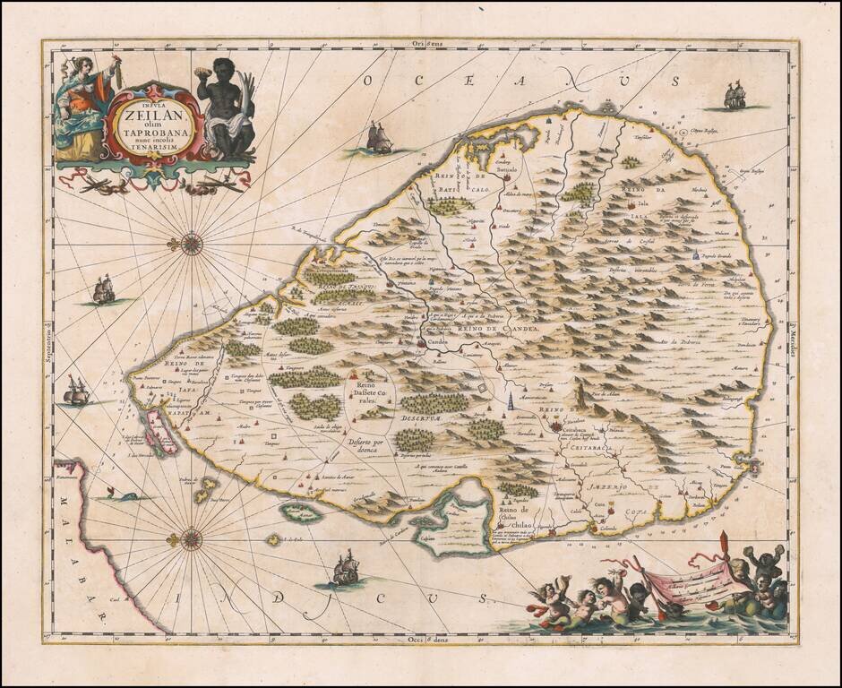 [Sri Lanka]  Insula Zeilan olim Taprobana nunc incolis Tenarisim