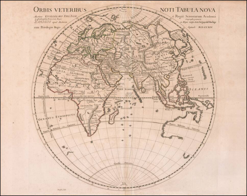 Orbis Veteribus Noti Tabula Nova . . . Septemb. MD CC XIV