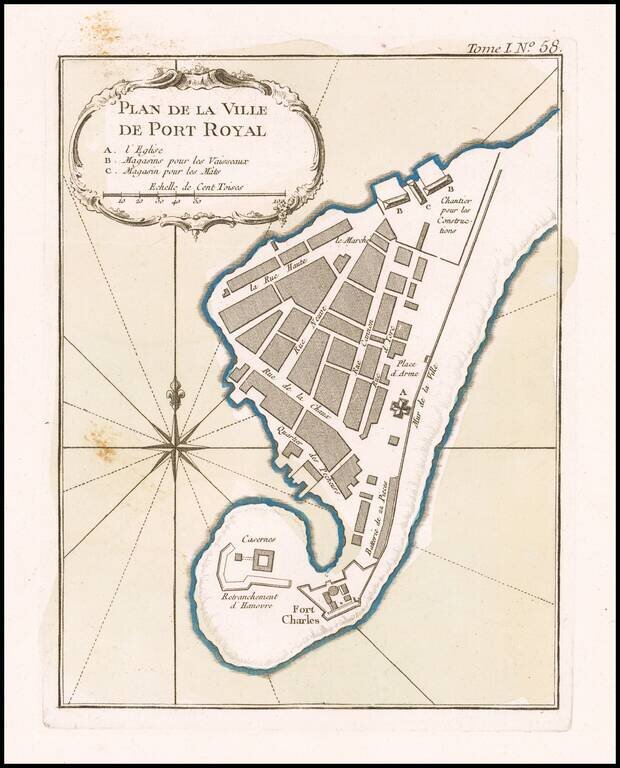 Plan de la Ville de Port Royal