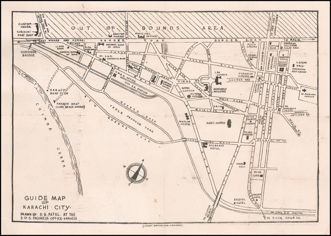 Guide Map of Karachi City . . .