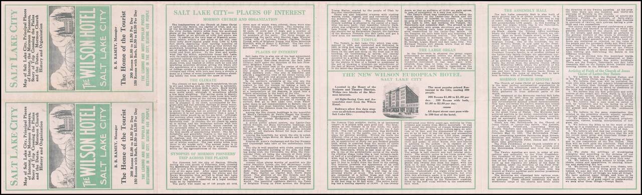 The Principal Places of Interest -- Salt Lake City