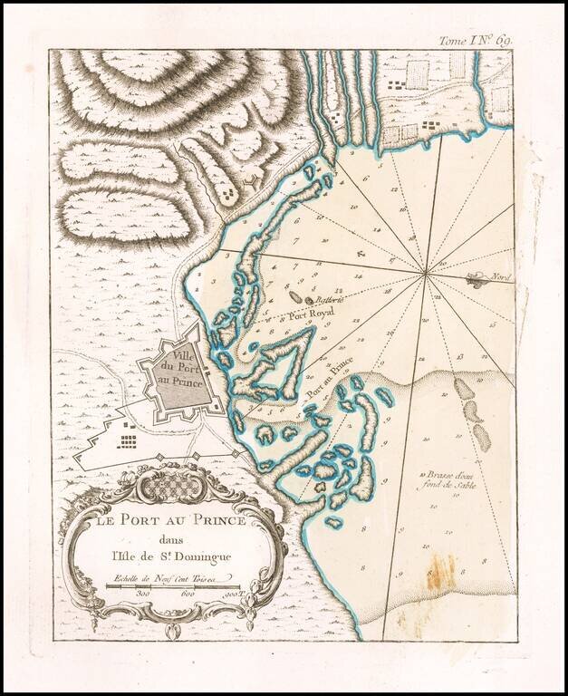 [Port au Prince]  Le Port au Prince dans L'Isle S. Domingue