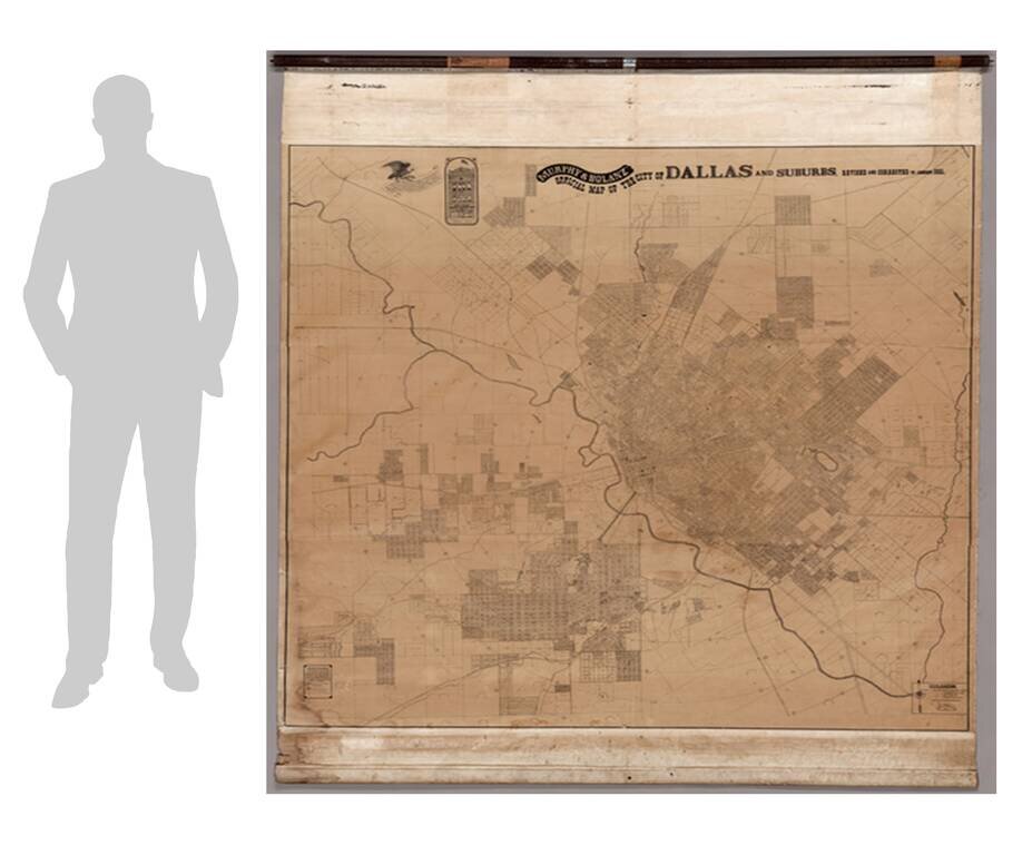 Murphy & Bolanz Official Map of the City of Dallas and Suburbs.  Revised and Corrected To January 1911.