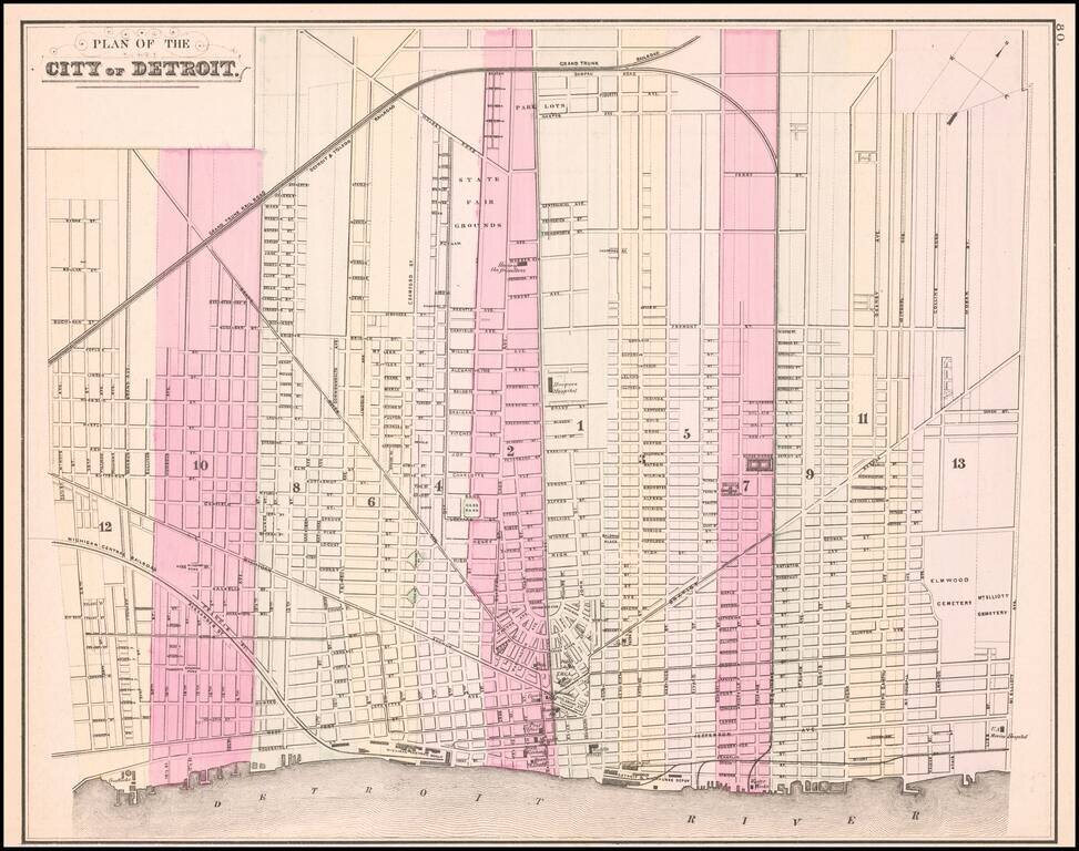 Plan of the City of Detroit