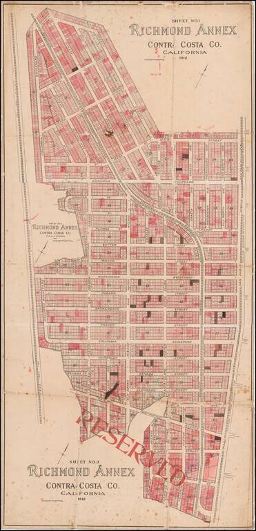 Richmond Annex Contra Costa Co. California 1912.
