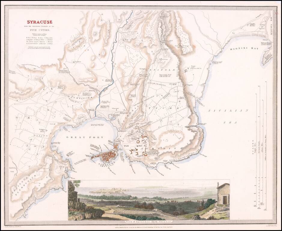 Syracuse with the Remaining Vestiges of the Five Cities