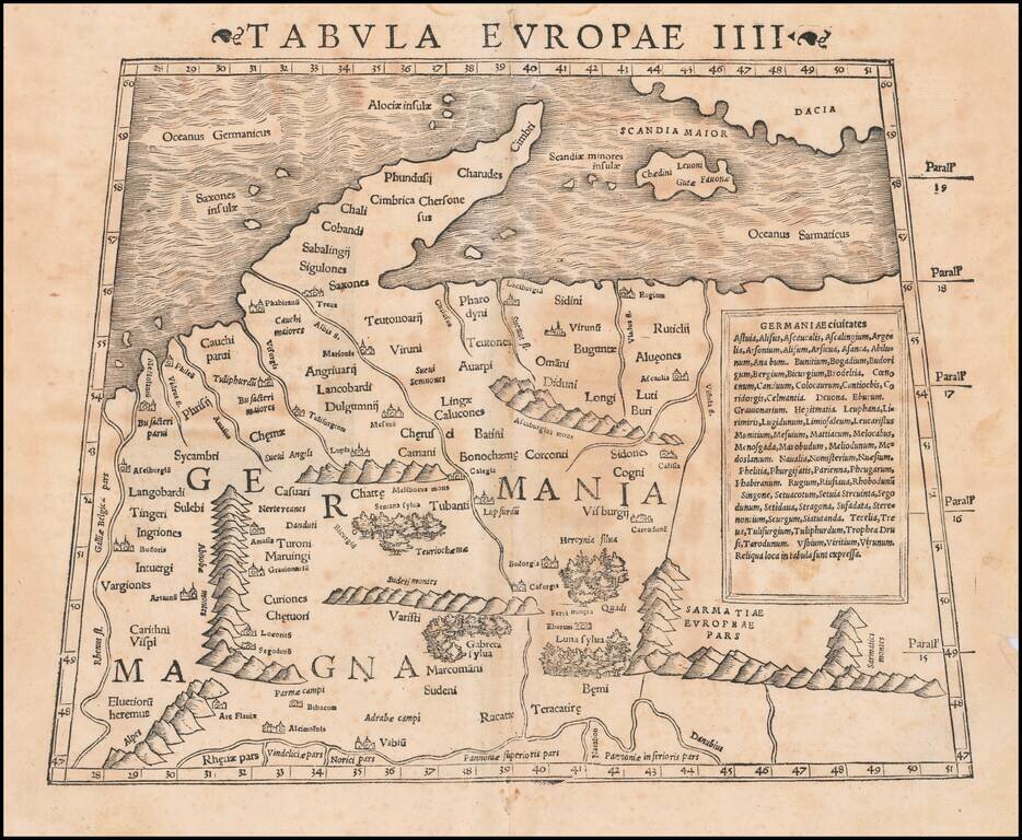 Tabula Europae IIII  [German Empire & Baltic]