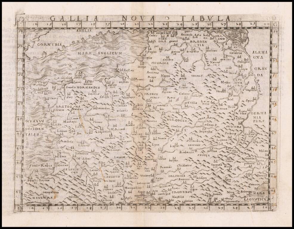 [Modern France]  Gallia Nova Tabula