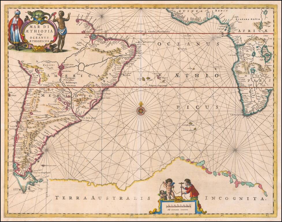 Mar Di Aethiopia Vulgo Oceanus Aethiopicus