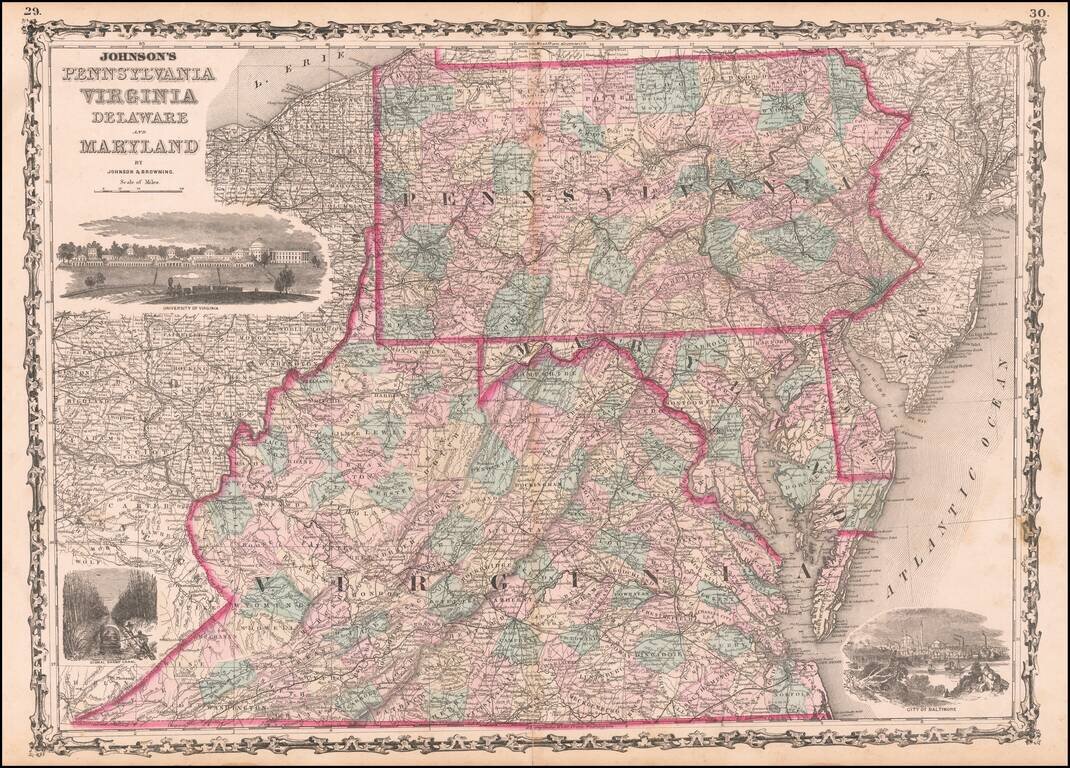 Johnson's Pennsylvania, Virginia, Delaware and Maryland