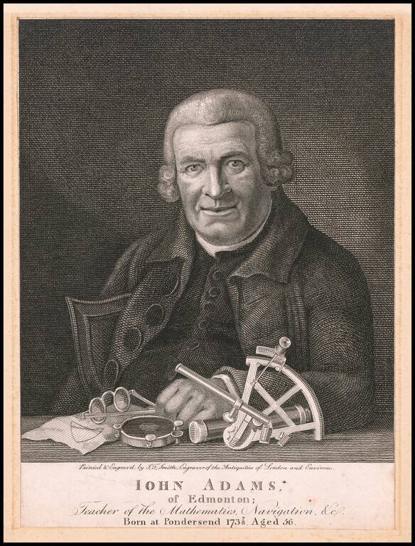Iohn Adams, of Edmonton;  Teacher of  Mathematics, Navigation . . .