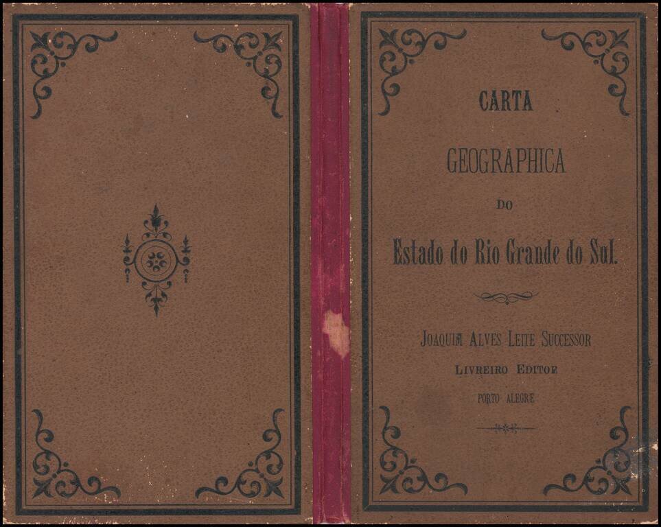 Carta Geographica Do Estado Federal Do Rio Grande Do Sul Organisada pelo Major de Artilaria João Cândido Jacques . . . .