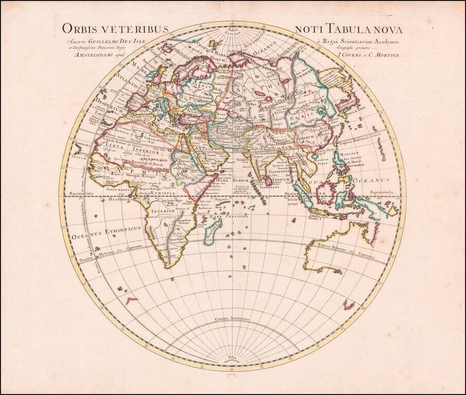 Orbis Veteribus Noti Tabula Nova . . .