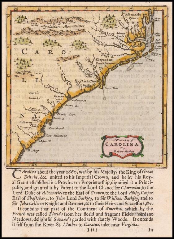 A New Map of Carolina