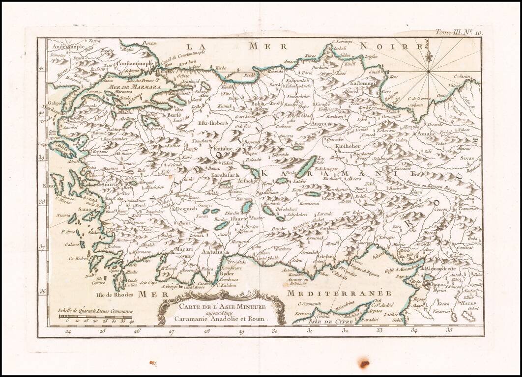 Carte De L'Asie Mineure...