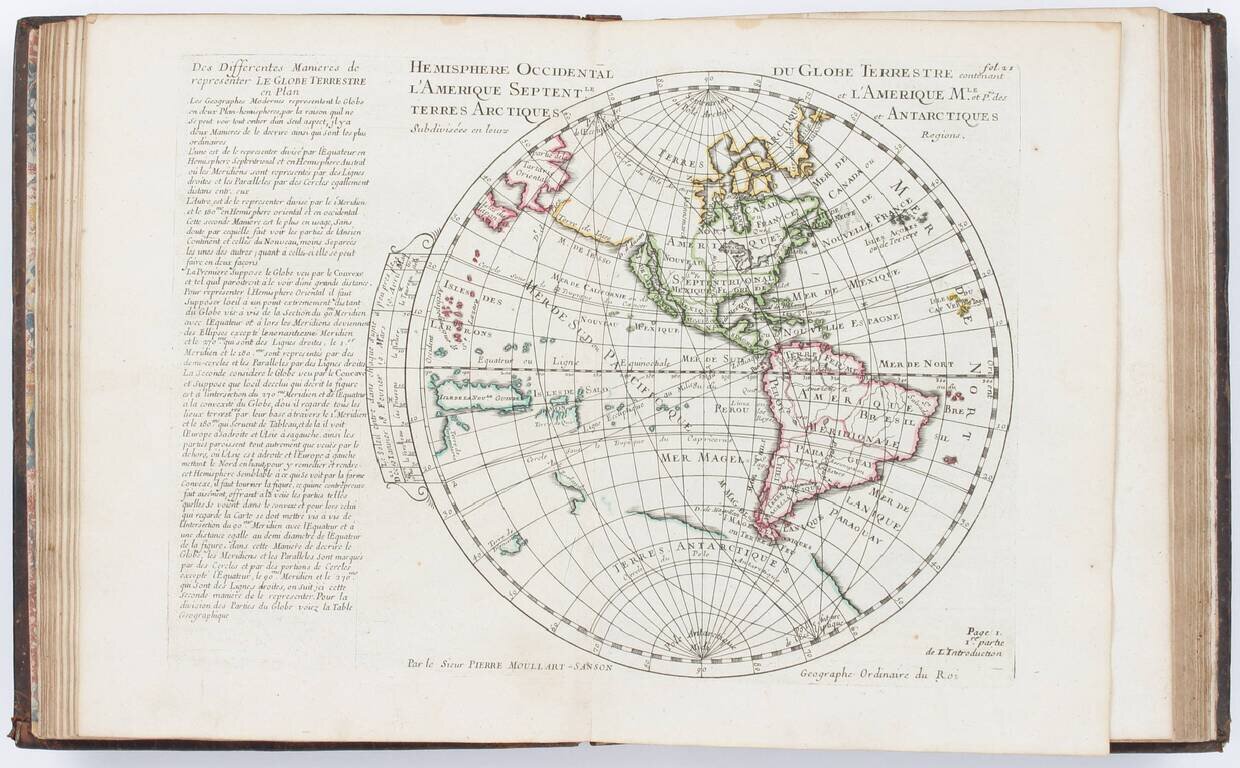 Introduction à la géographie en plusieurs cartes avec leur explication.