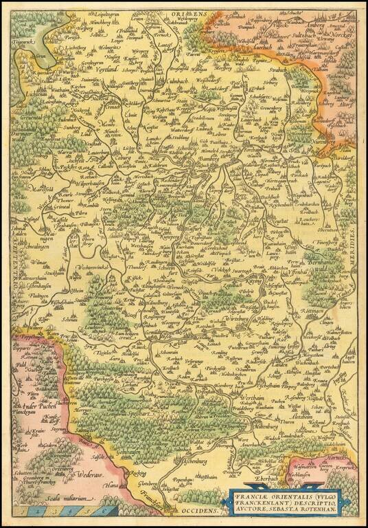 [Unrecorded Variant]  Franciae Orientalis (Vulgo Frankenlant) Descriptio