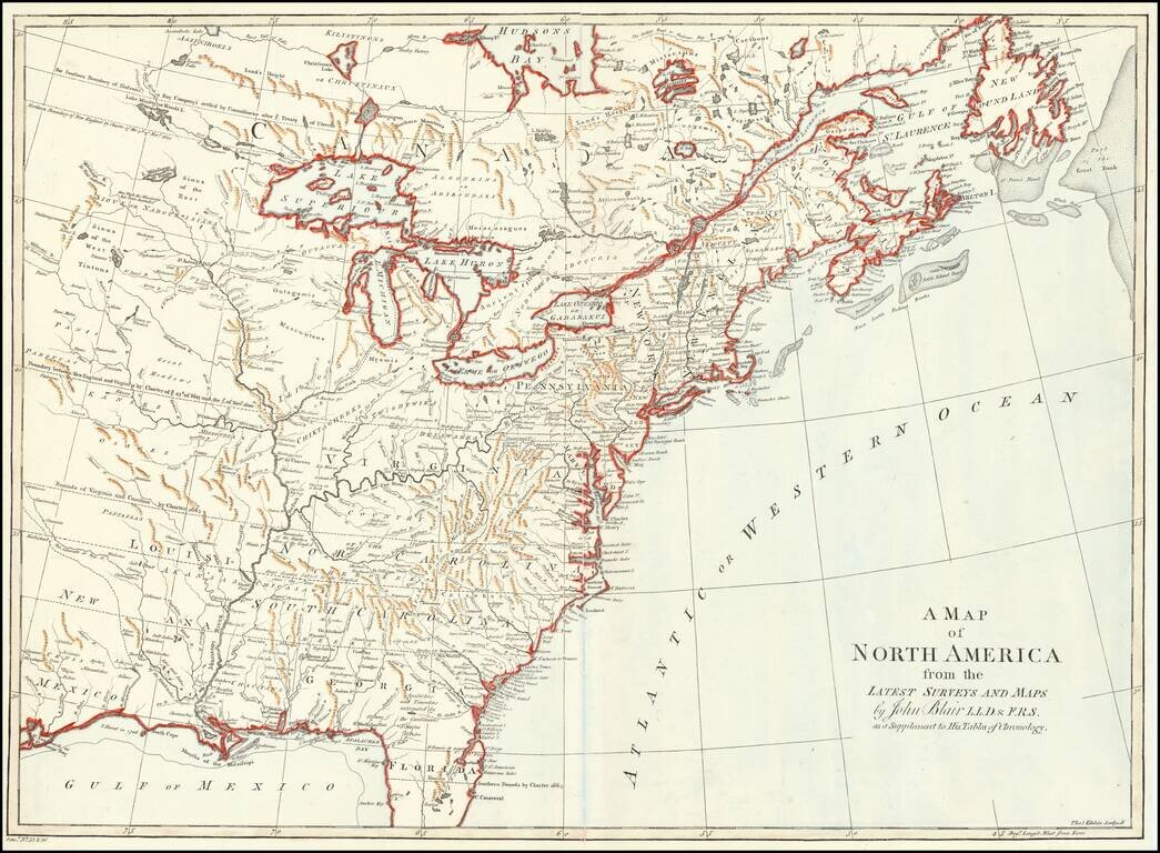 A Map of North America from the Latest Surveys and Maps . . .