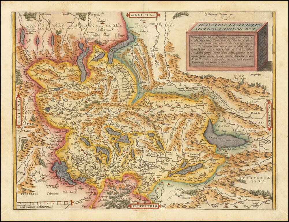 Helvetiae Descriptio Aegidio Tschudo Auct. . . .