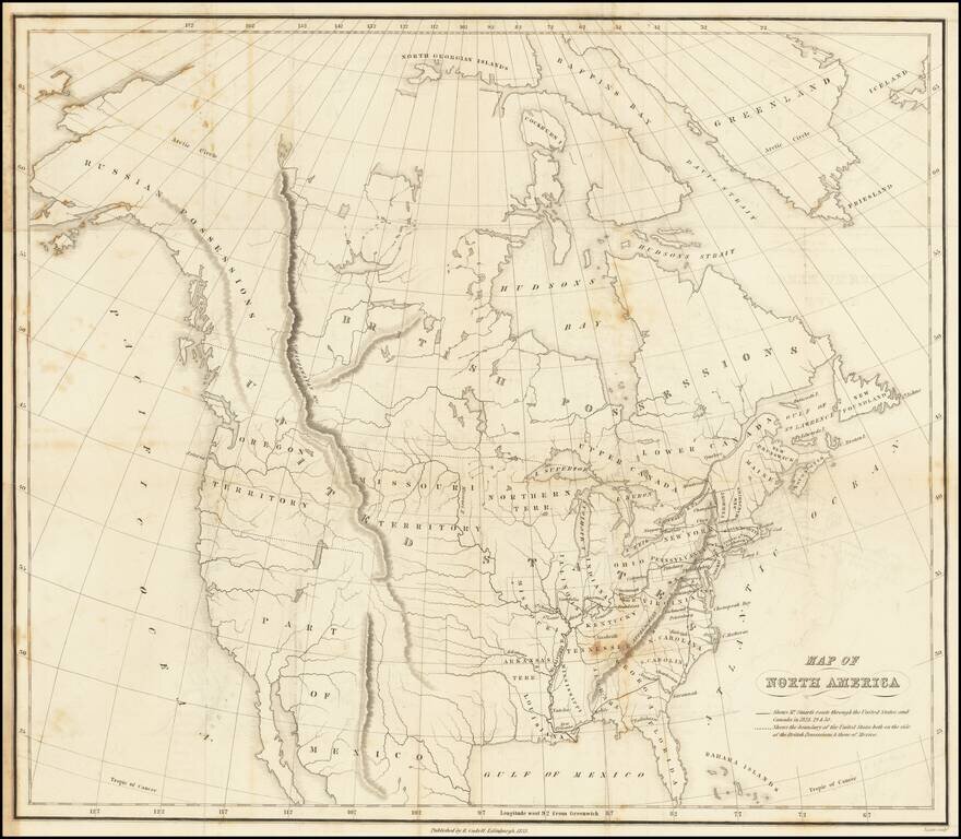 Map of North America