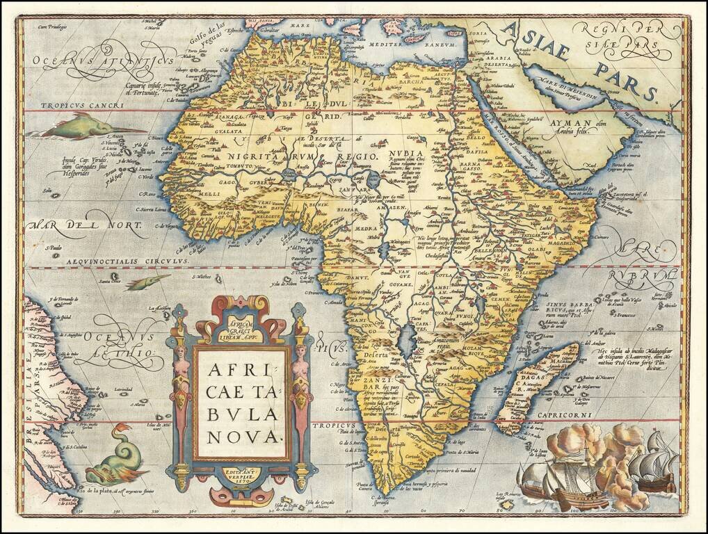 (World & Continents) Typus Orbis Terrarum / Americae Sive Novi Orbis Nova Descriptio / Asiae Nova Descriptio / Africae Tabula Nova / Europae
