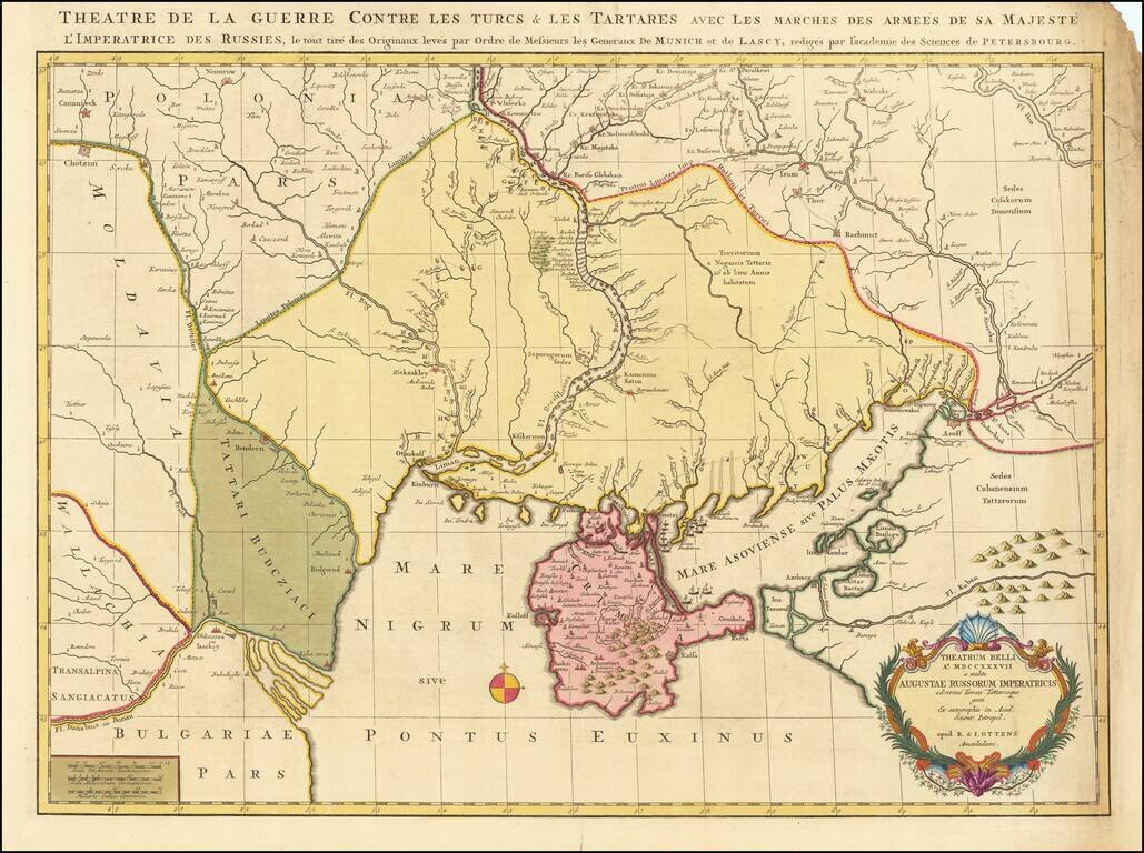 Theatrum Belli Ao. MDCCXXXVII a milite Augustae Russorum Imperatricis adversus Turcas Tattarosque gesti Ex autographis in Acad: Scient: Petropol. . . .