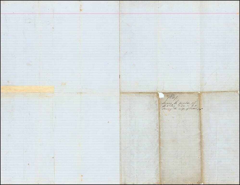 [Siege of Vicksburg -- Manuscript Battle Map / Field Sketch]
