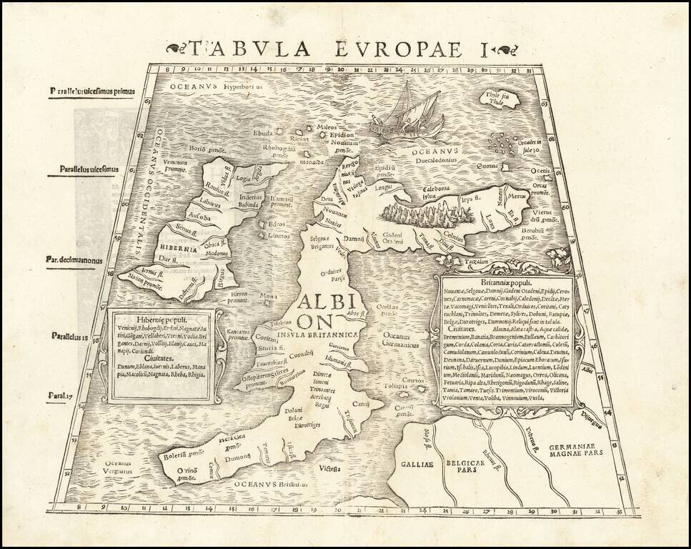 Tabula Europae I [British Isles]