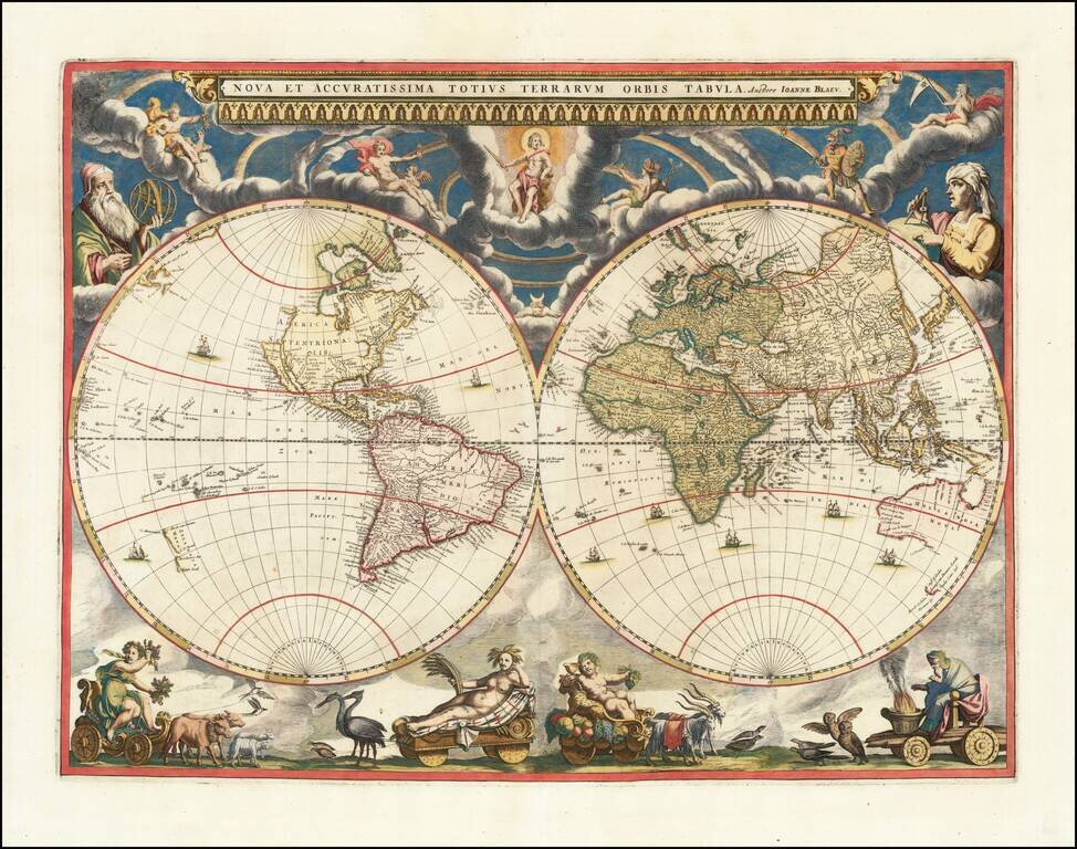 Nova et Accuratissima Totius Terrarum Orbis Tabula Auctore Joanne Blaeu