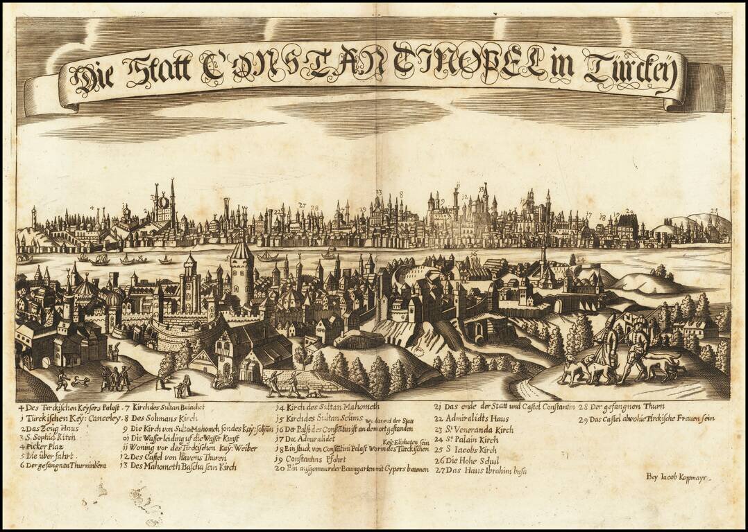 Die Statt Constantinopel in Turckey