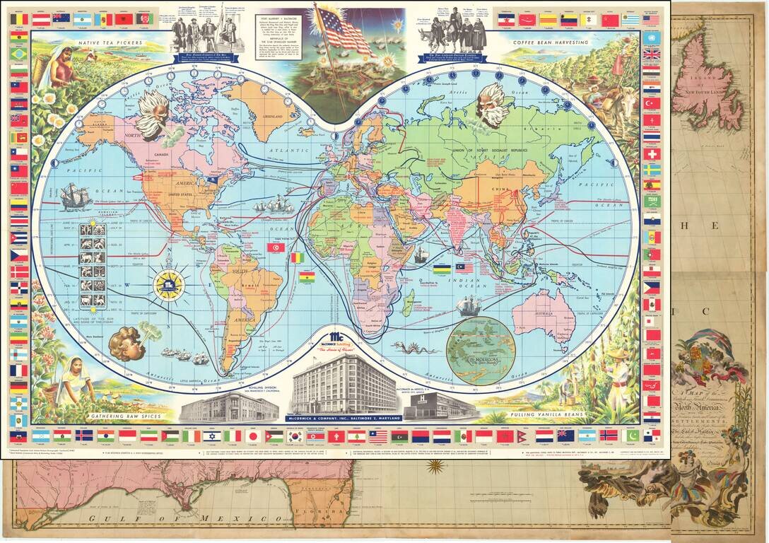 [Coffee, Tea, Vanilla & Spices / Pictorial Map of the World -- McCormick & Company]