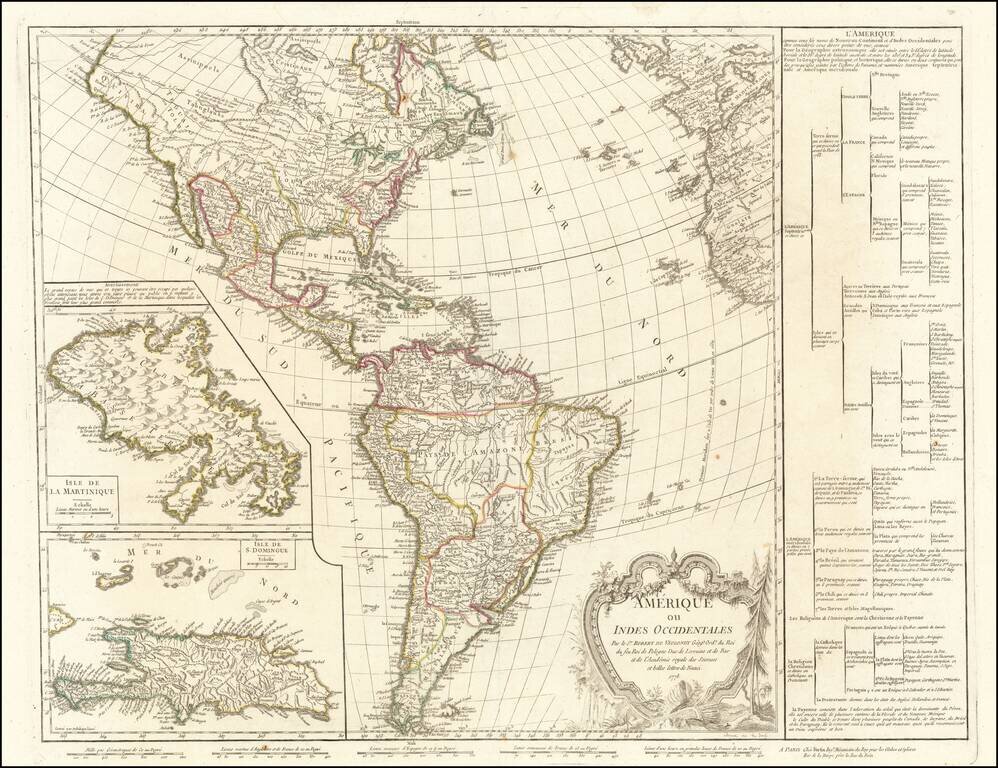 Amerique ou Indes Occidentales . . . 1778