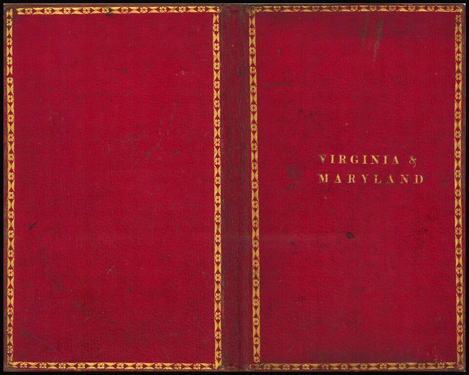 Map of Virginia and Maryland Constructed from the Latest Authorities . . . 1832