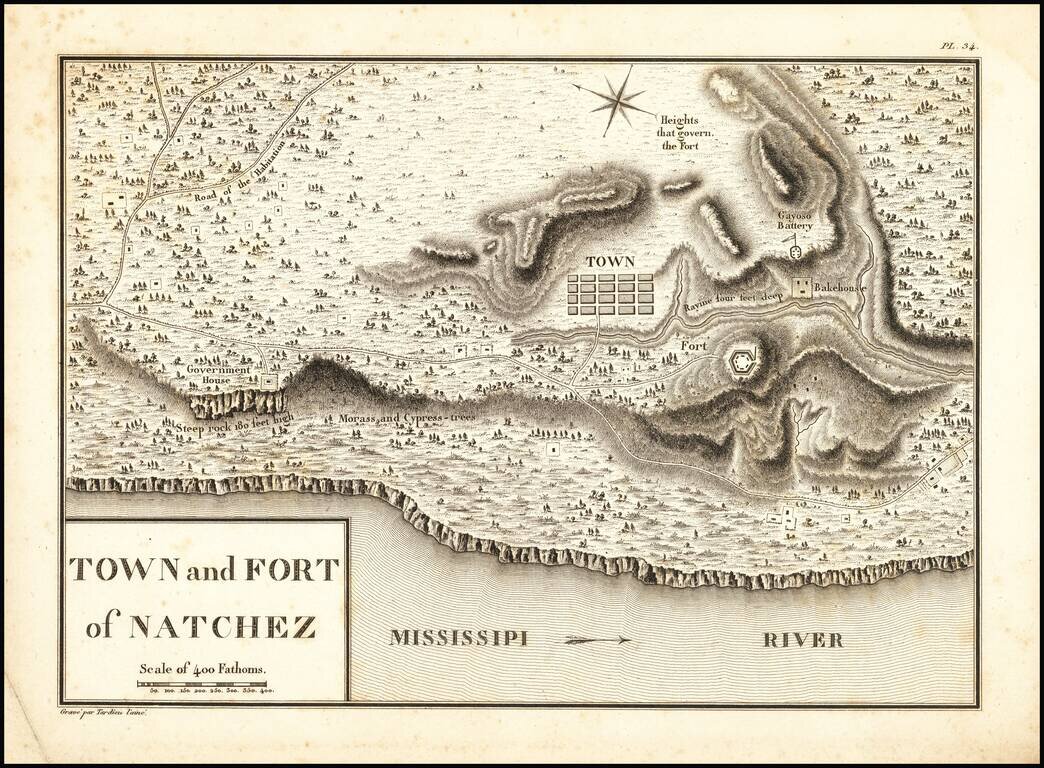 Town and Fort of Natchez