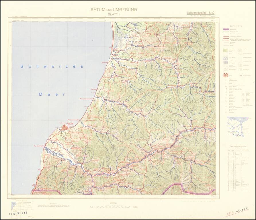 (Second World War - Caucasus) Batum und Umgebung
