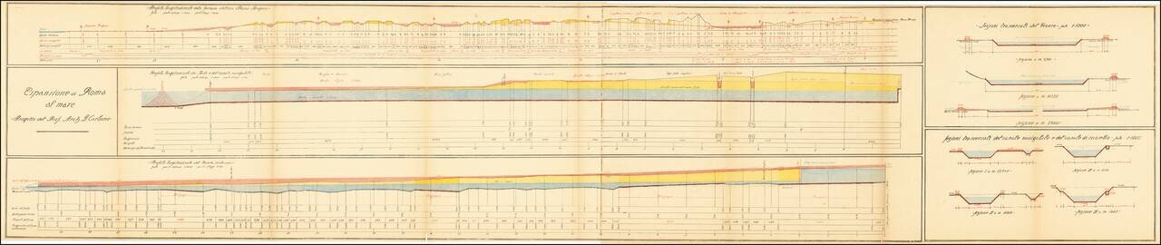 [Expanding Rome To the Sea]   Progetto per l'espansione di Roma al Mare dell'architetto Dario Carbone