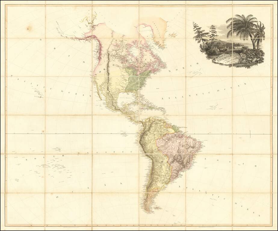 Map of America By A. Arrowsmith.  1804