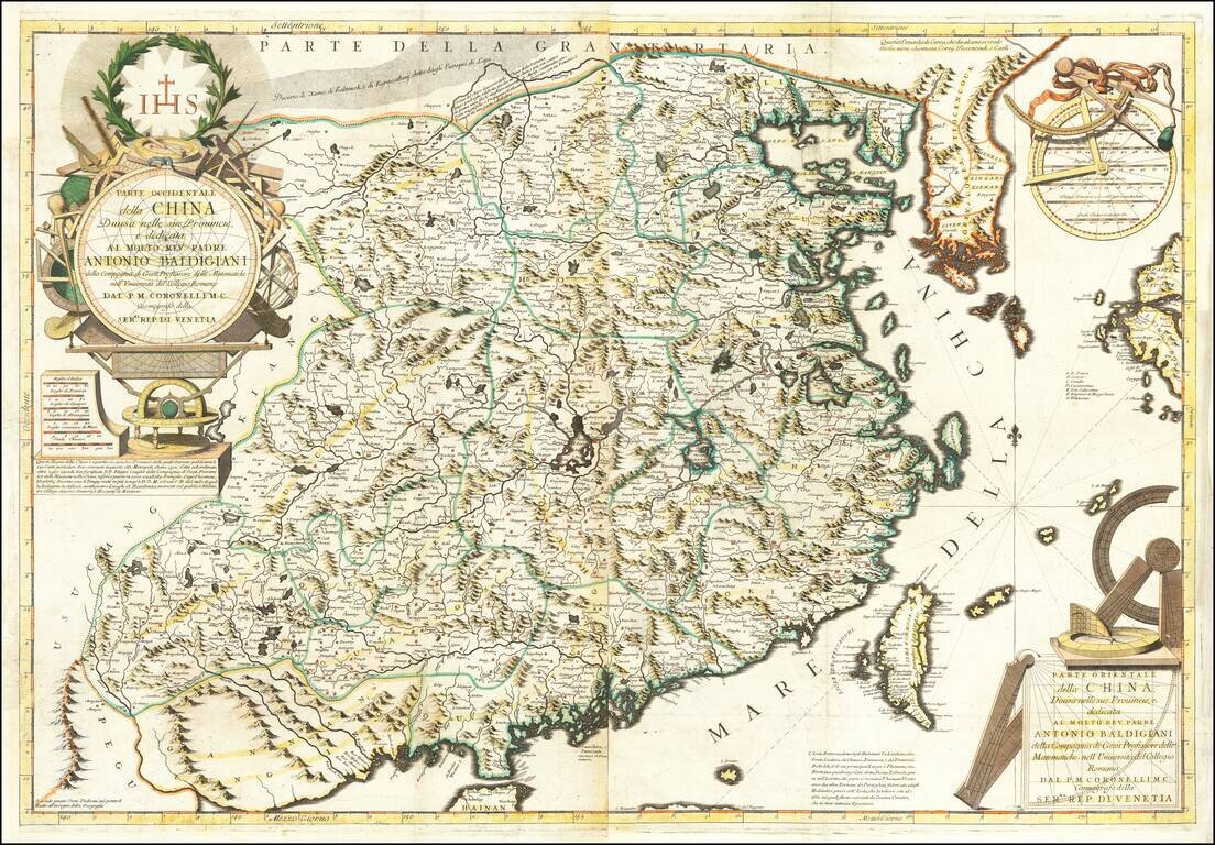 Parte Occidentale della China . . .  [with] Parte Orientale della China . . .