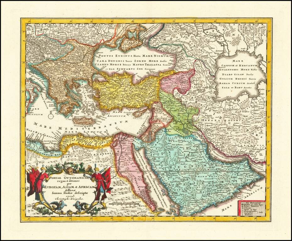 Portae Ottomanicae regna & ditiones per Europam, Asiam & Africam diffusae summos Studio descriptio . . .