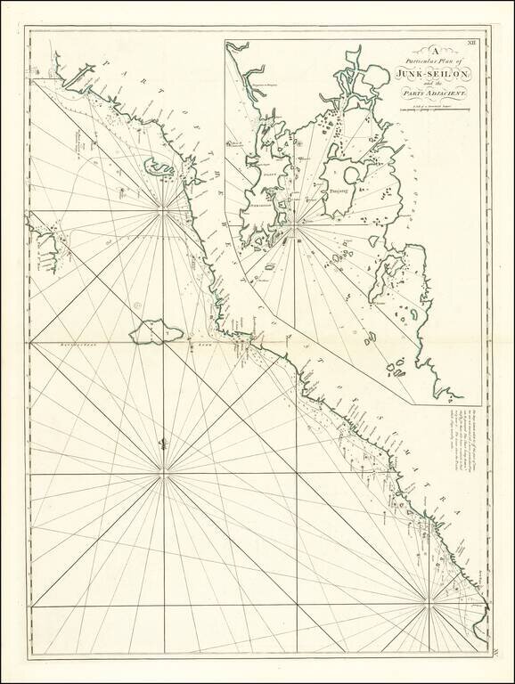 [Phuket, Phang Nga Bay, Krabi and Northwest Coast of Sumatra]  A Particular Plan of Junk-Seilon and the Parts Adjacent