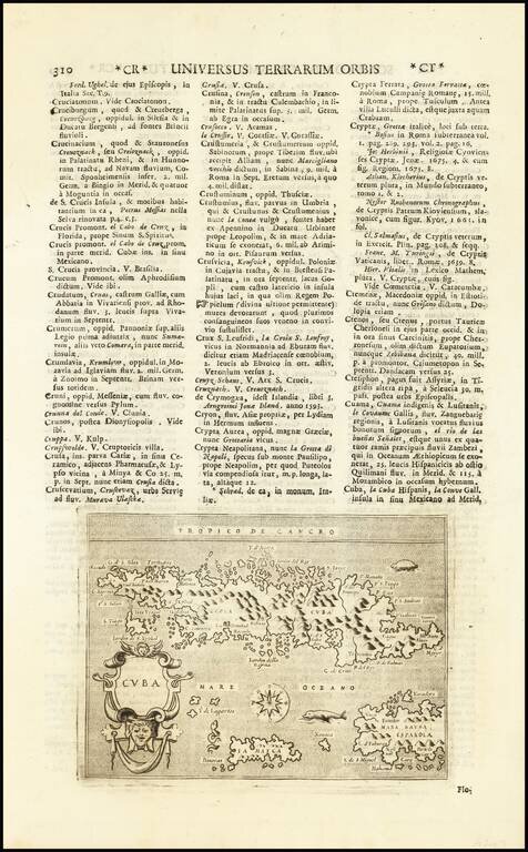 Cuba (with early appearance of the Cayman Islands)