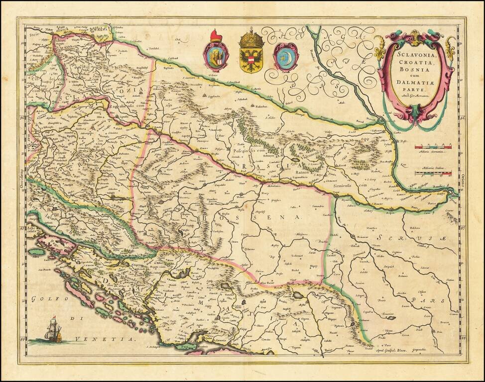 Sclavonia, Croatia, Bosnia, cum Dalmatiae cum Dalmatiae Parte . . .