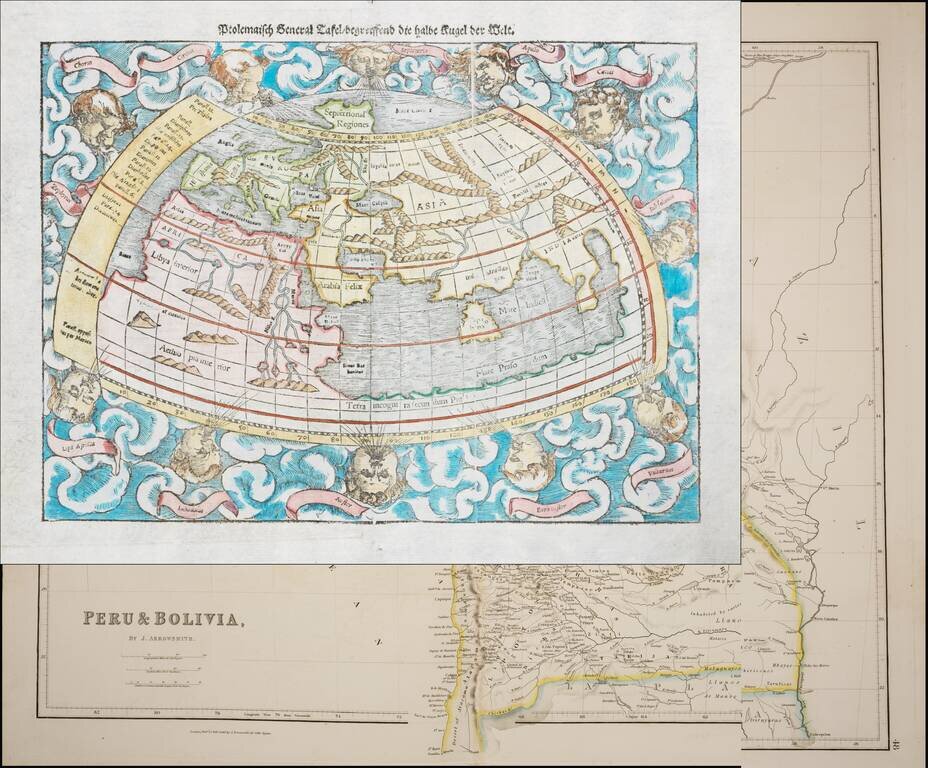 Ptolemaisch General Tafel / begreiffende die halde Kugel der Welt